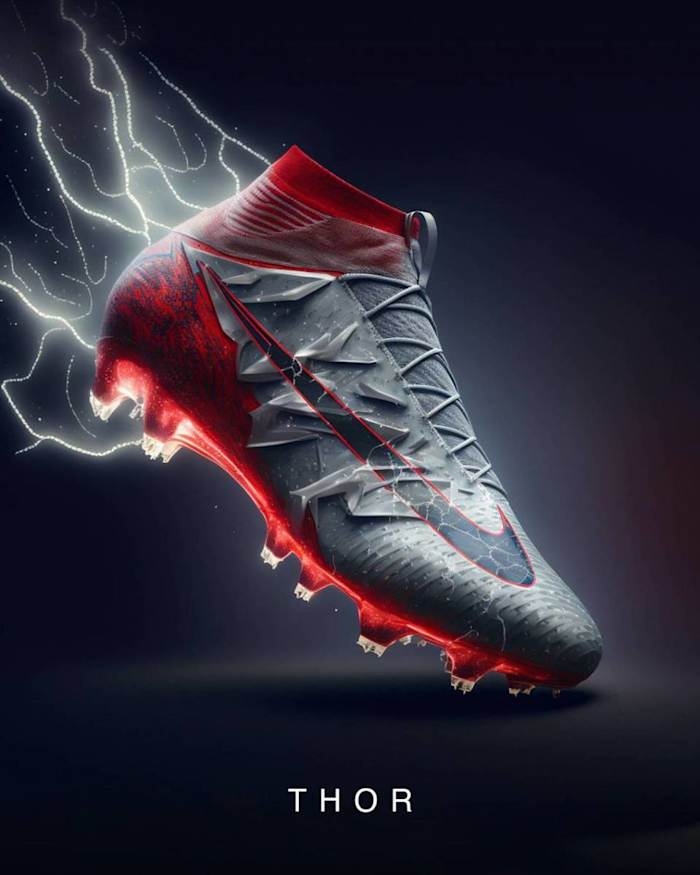 ¡Cool! Inteligencia Artificial crea zapatos de futbol entre Nike y Marvel